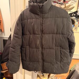 Girlfriend Collective Small W Black Puffer Jacket